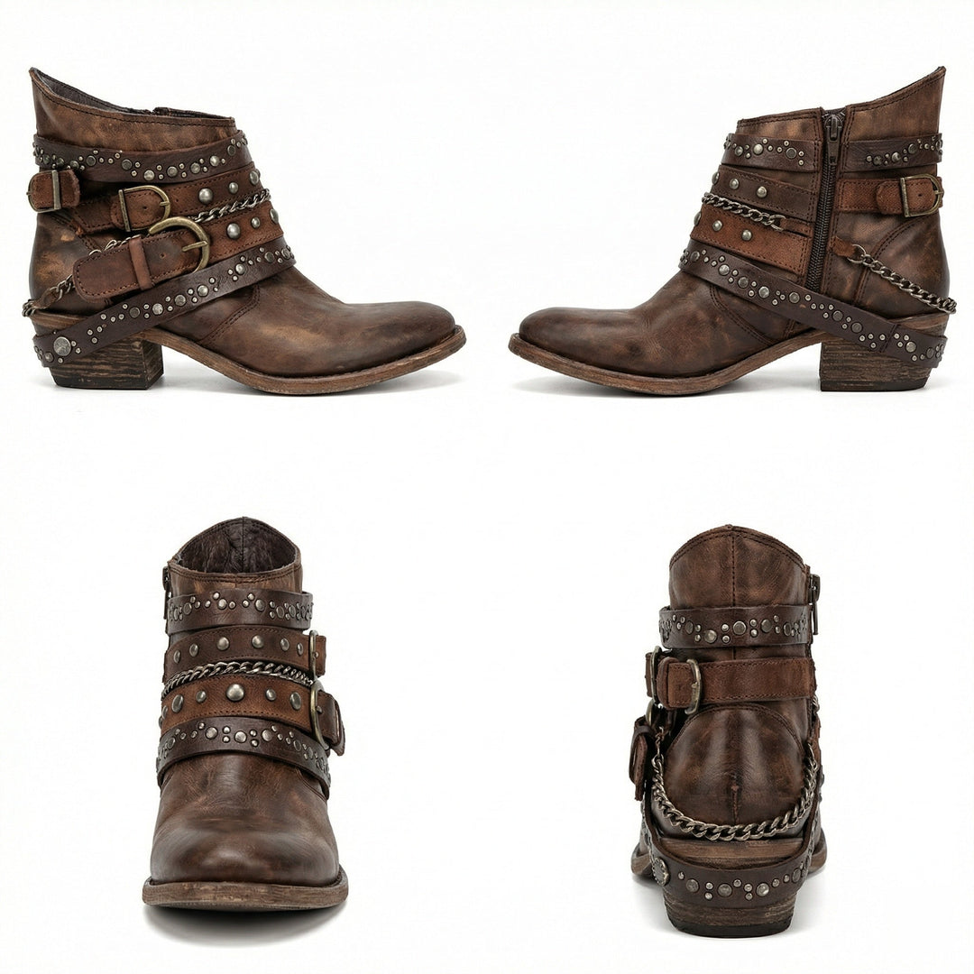Drune | Vintage-Kettenstiefel