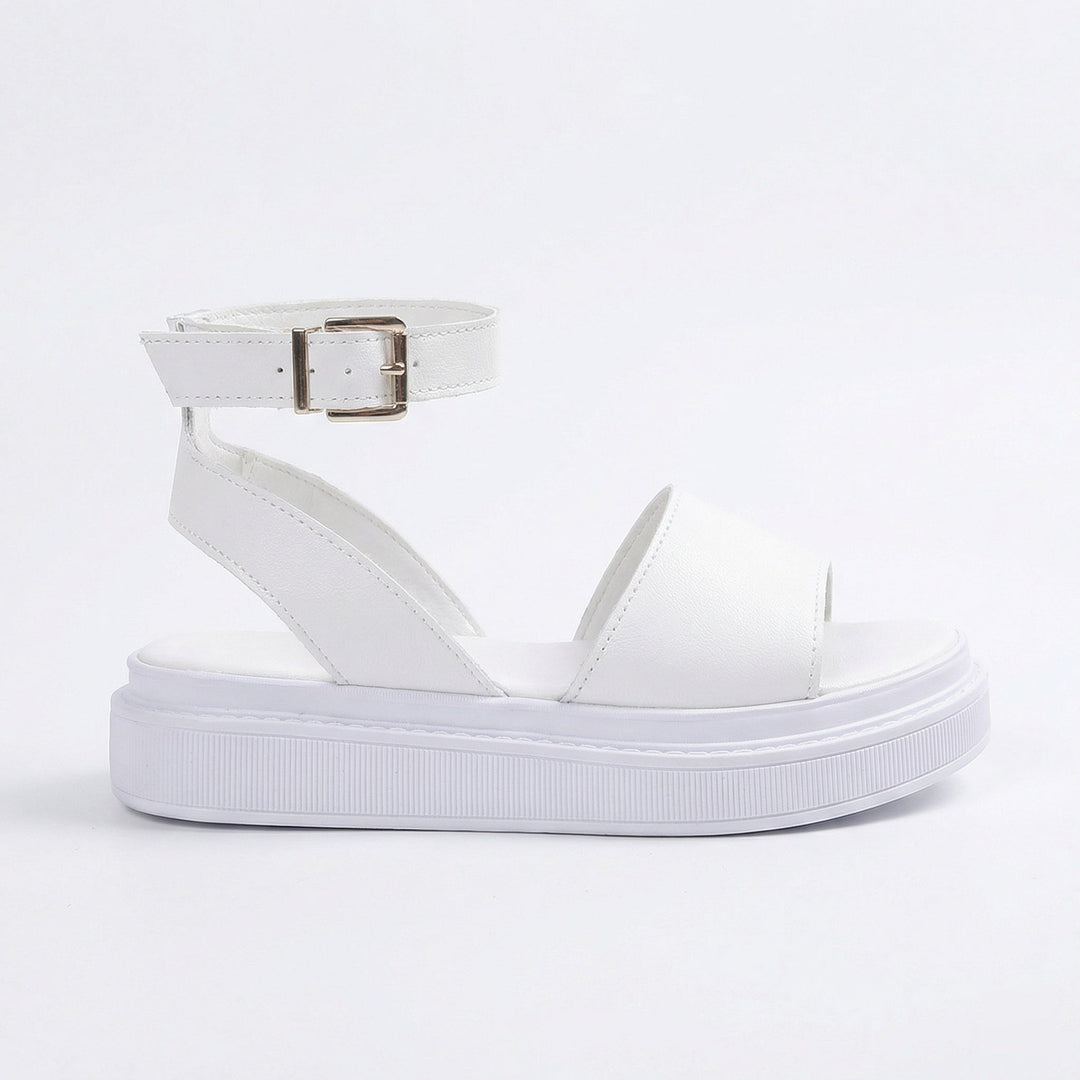 Damen Komfortable Sandalen mit verstellbarem Knöchelriemen Drune