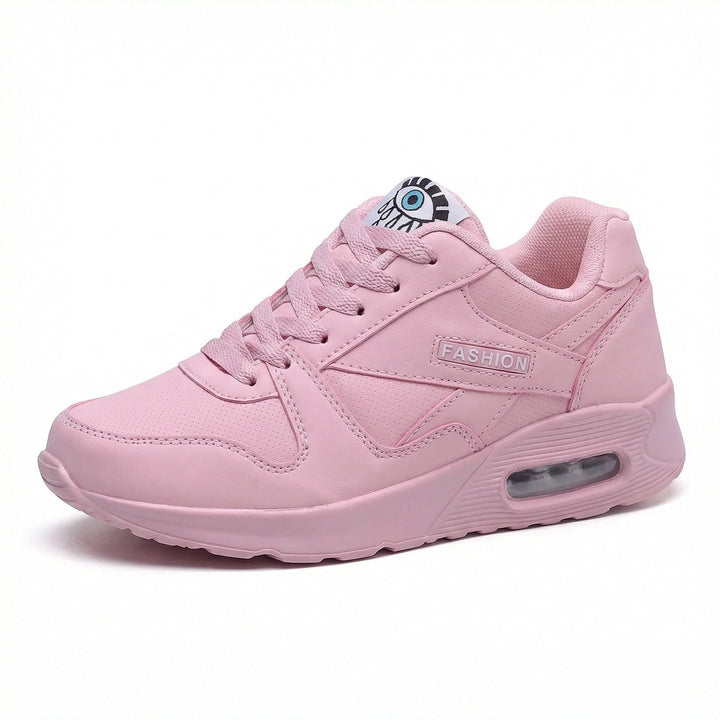 Drune | Pu Orthopädische Damen Sneaker mit Schwarzem Augenprint