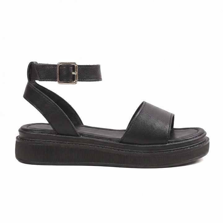 Damen Komfortable Sandalen mit verstellbarem Knöchelriemen Drune