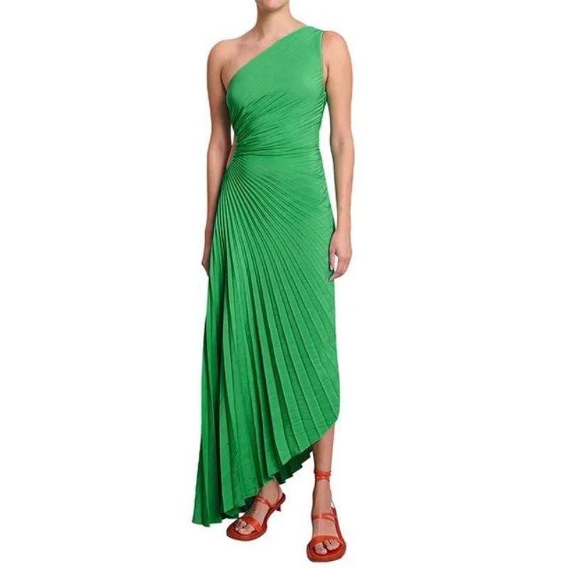 Drune | One Shoulder Maxikleid