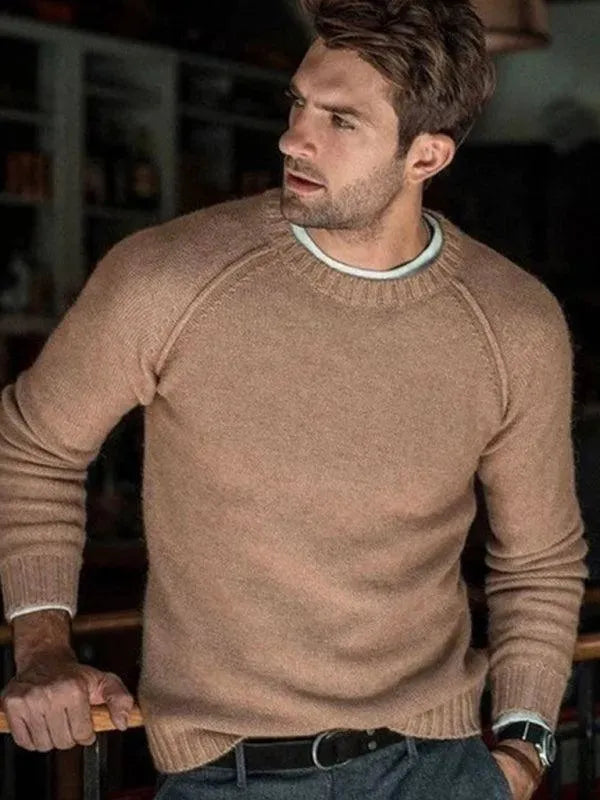 Drune | Slim Fit Herren Pullover Sweatshirt