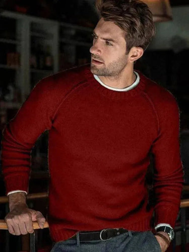 Drune | Slim Fit Herren Pullover Sweatshirt