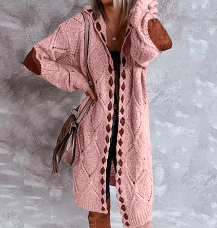 Drune | Langarm-Cardigan mit Kapuze für Damen