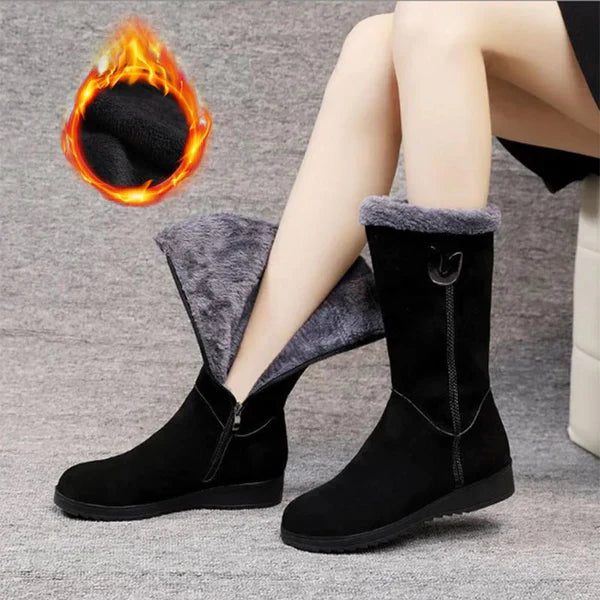 Drune | Warmes Geschenk - Bequeme Thermo-Plüsch-Schneestiefel für Damen
