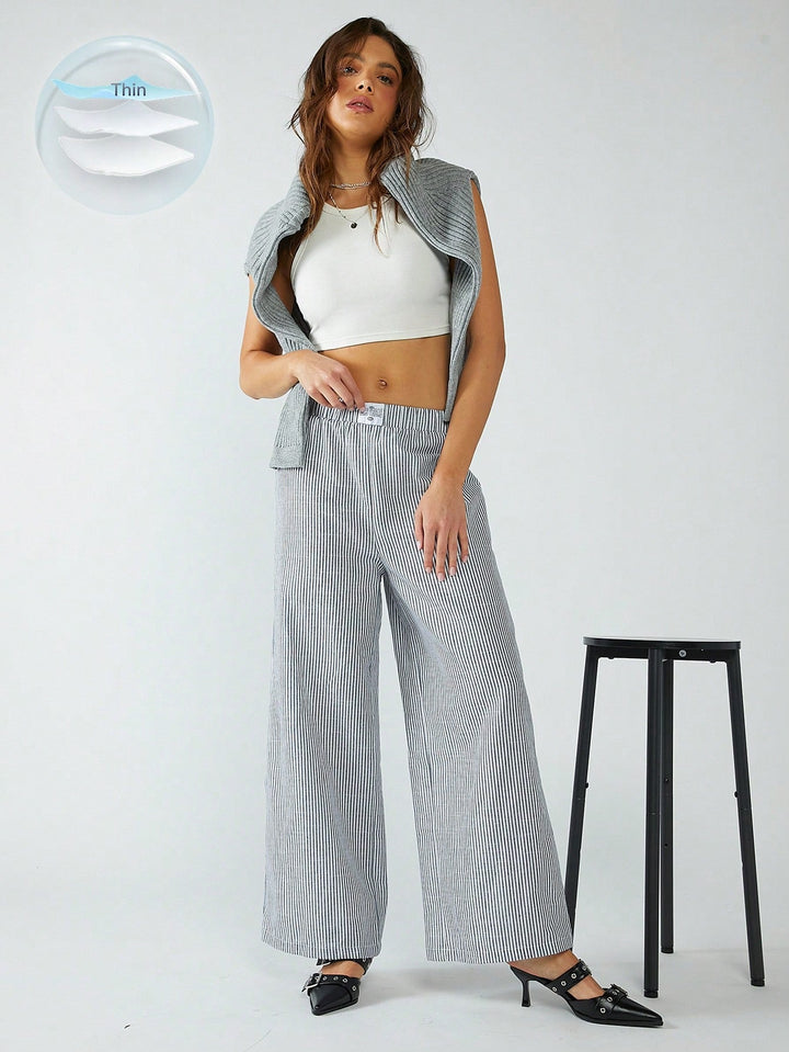 Drune | GESTREIFTE STOFFHOSE