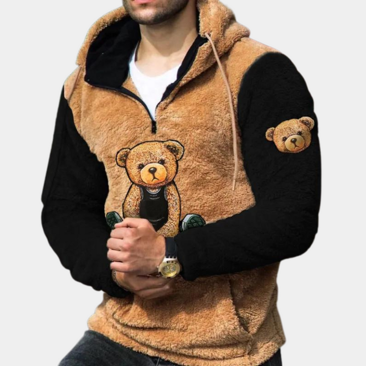 Drune | Plüsch Kapuzenpullover für Herren