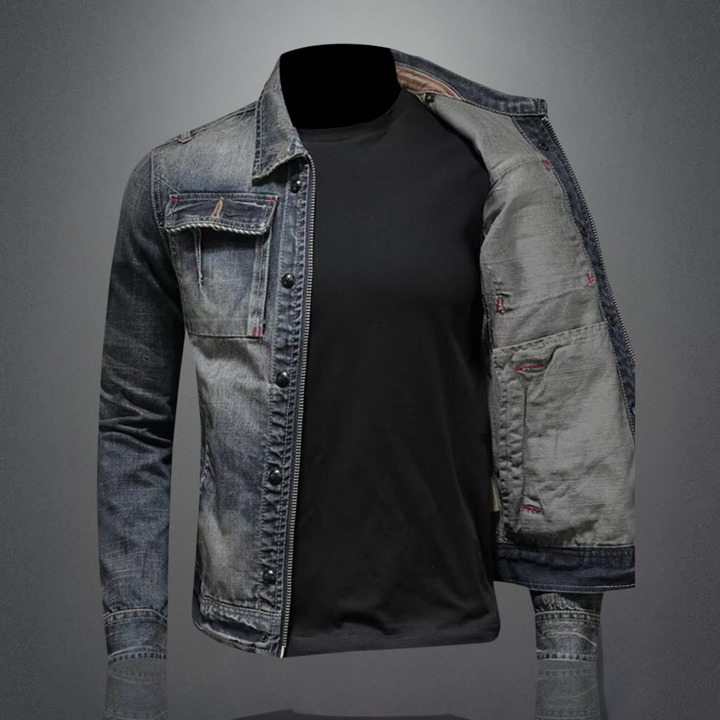 Drune | Denim Jeansjacke Für Männer Mit Modernem Schnitt