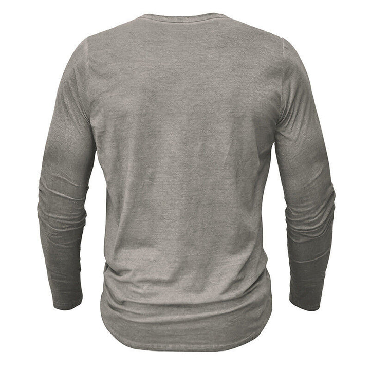Drune | Henley Shirt Für Herren Mit Langen Ärmeln