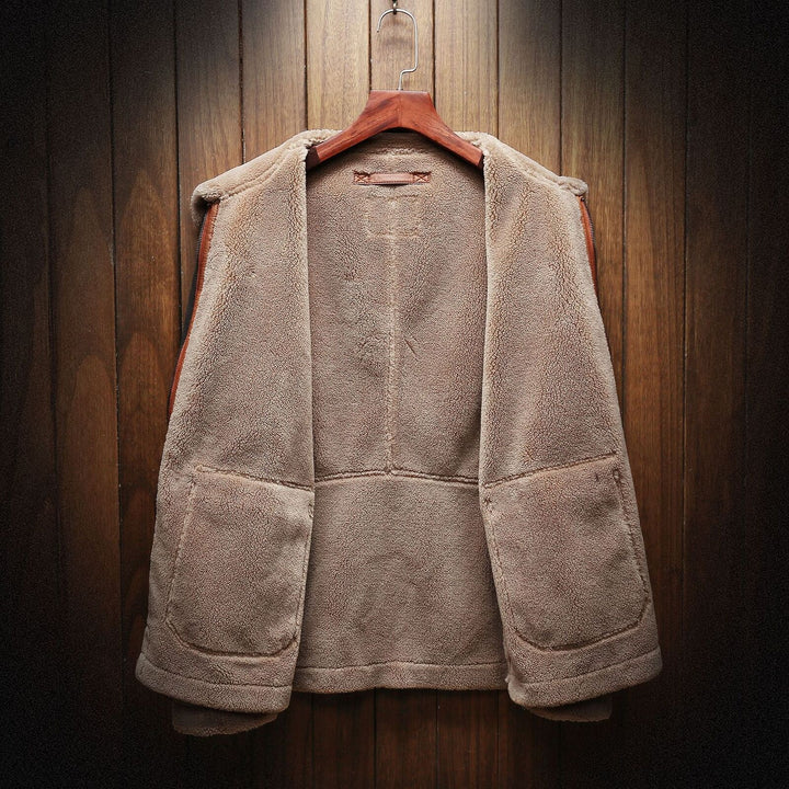Drune | Weinlese Wildlederjacke
