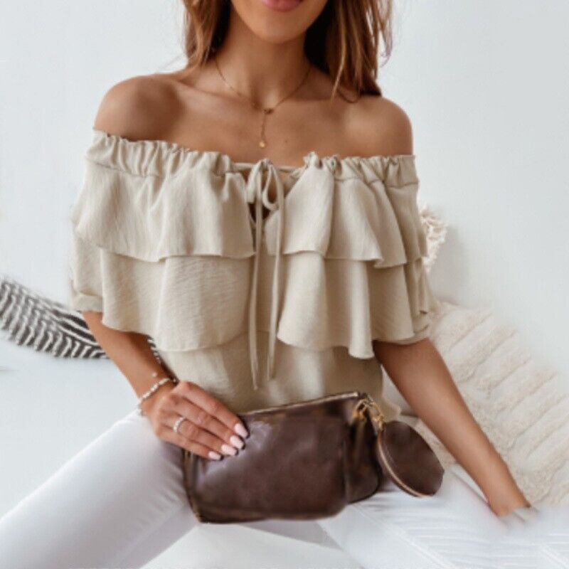 Drune | Off Shoulder Schichtoberteil