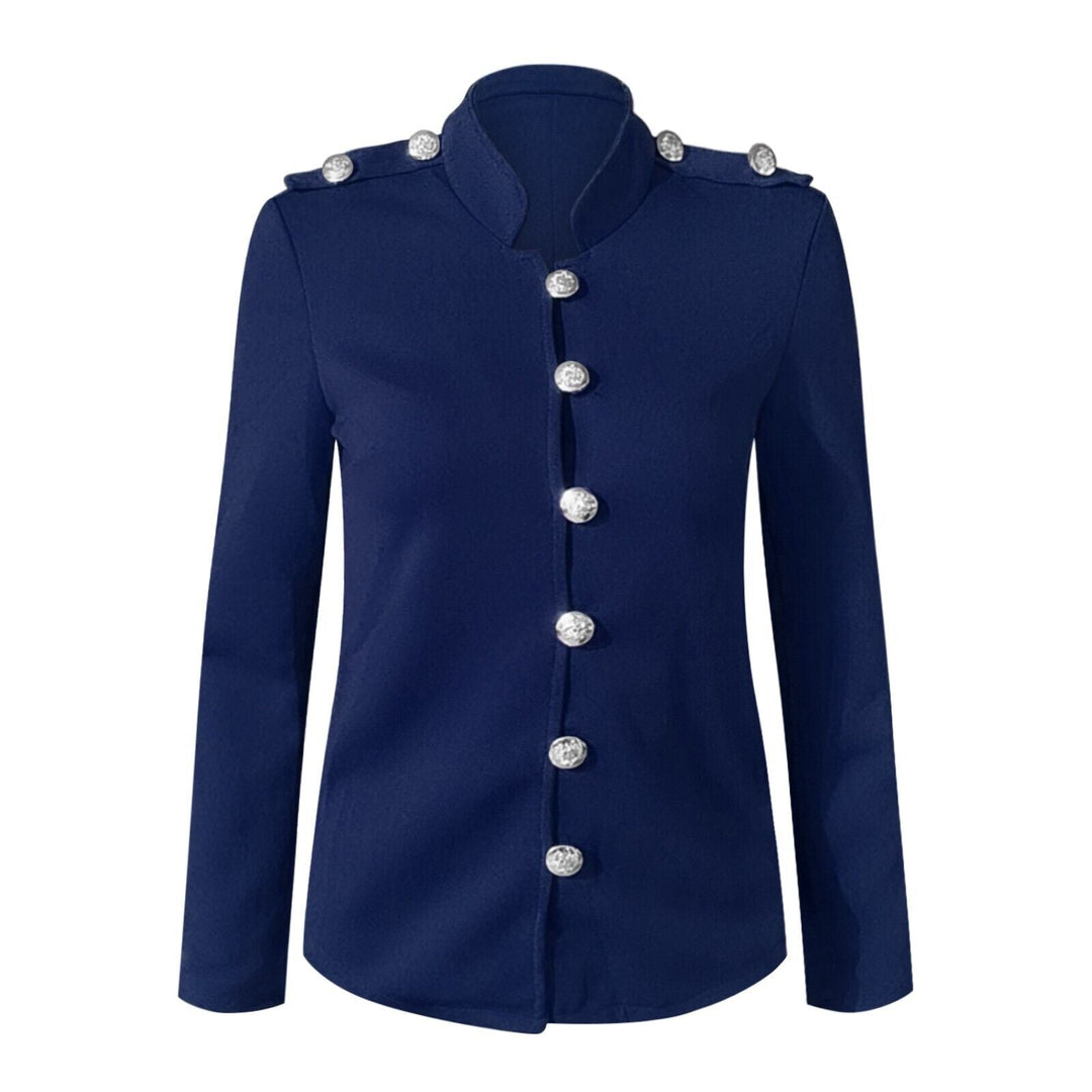 Drune | Damen Knopf-Front Militärstil Jacke