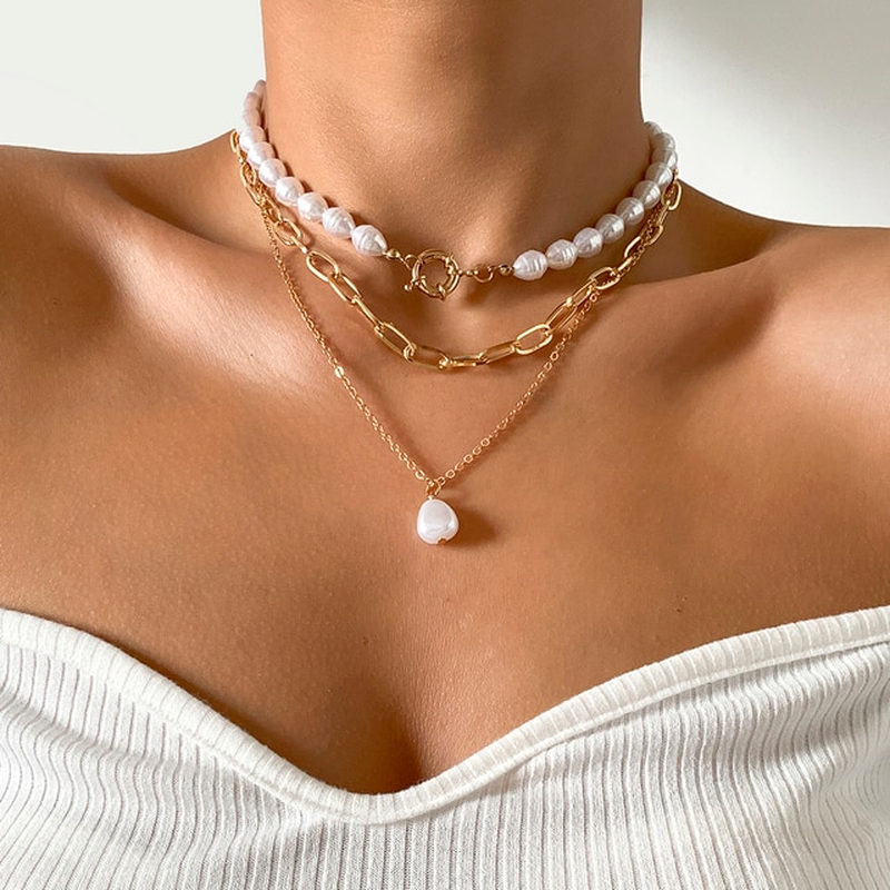 Drune | Set - eleganter geschichteter Damenschmuck
