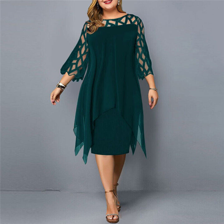 Drune | Midi-Kleid In Übergröße für Modische Looks