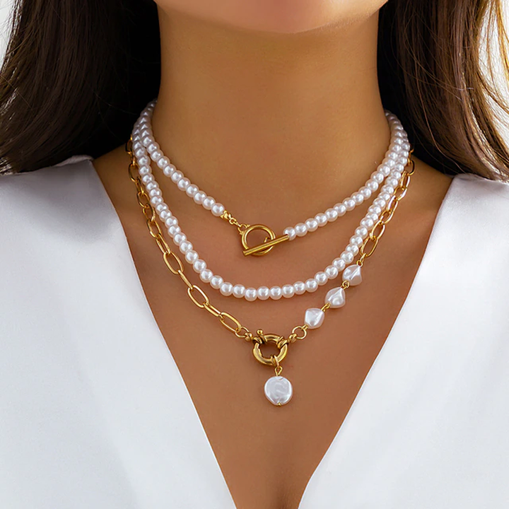 Drune | Set - eleganter geschichteter Damenschmuck