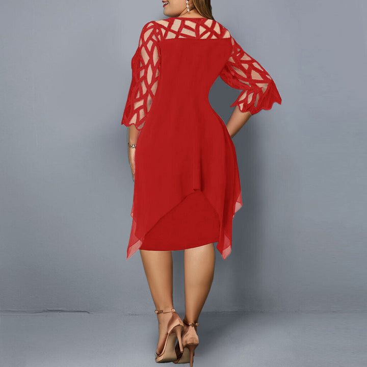 Drune | Midi-Kleid In Übergröße für Modische Looks