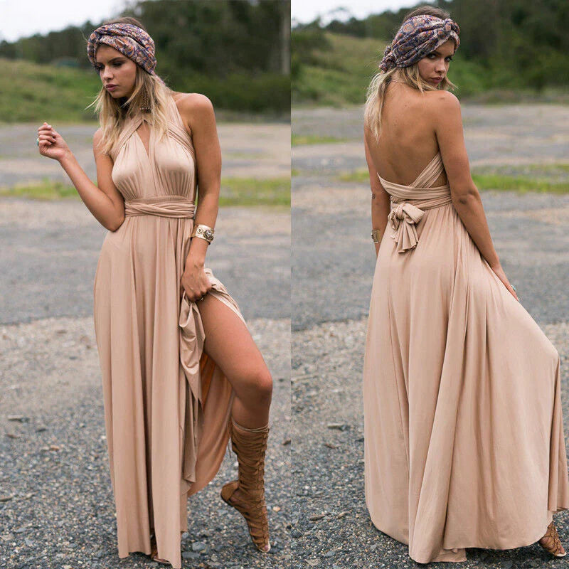 Drune | Atemberaubendes Multiway-Maxikleid