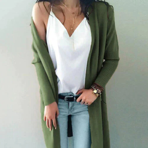 Drune | Weicher Langer Cardigan