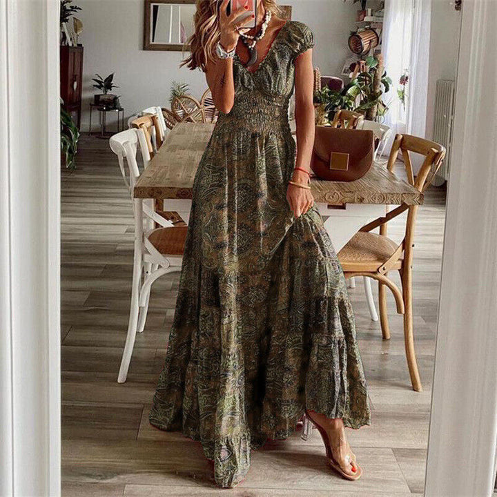 Drune | Maßgeschneiderteres Langkleid Im Boho-Stil