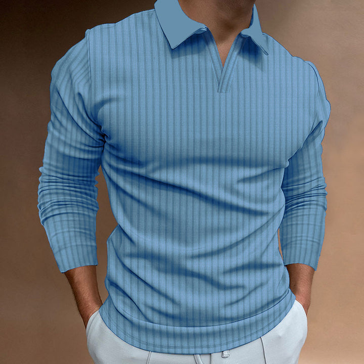 Drune - Lässiger Herrenpullover mit V-Ausschnitt