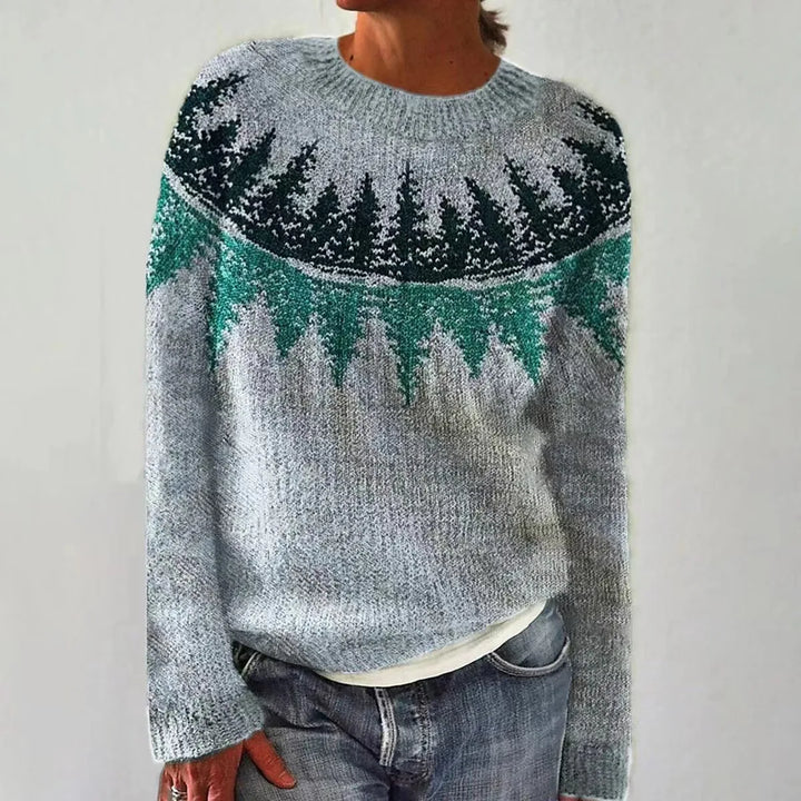 Damen Norwegerpullover mit Stilvollem Design & Gemütlicher Passform | Drune