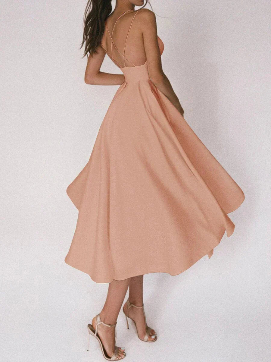 Drune | Elegante Offshoulder V-Ausschnitt Brautkleid