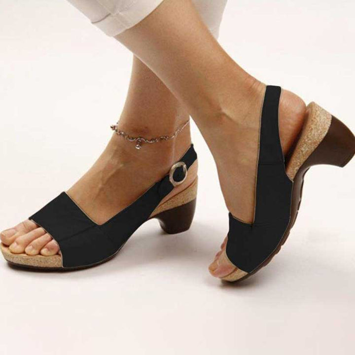 Drune | Orthopädische Sandalen Mit Keilabsatz Für Damen