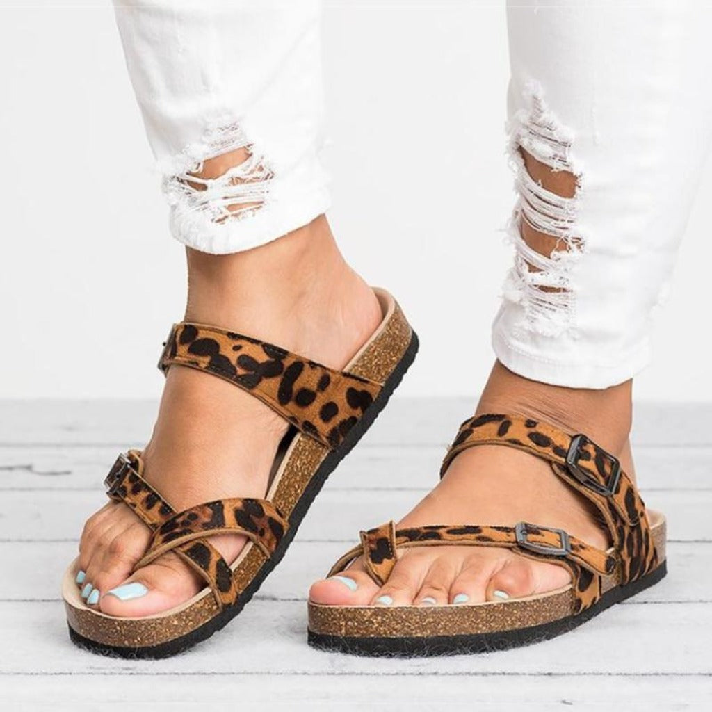 Drune | Sandalen Rom Stil Flip Flops Übergröße Flacher Absatz Niedrige Absätze