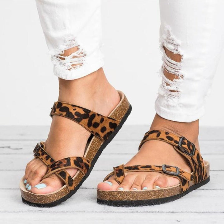 Drune | Sandalen Rom Stil Flip Flops Übergröße Flacher Absatz Niedrige Absätze