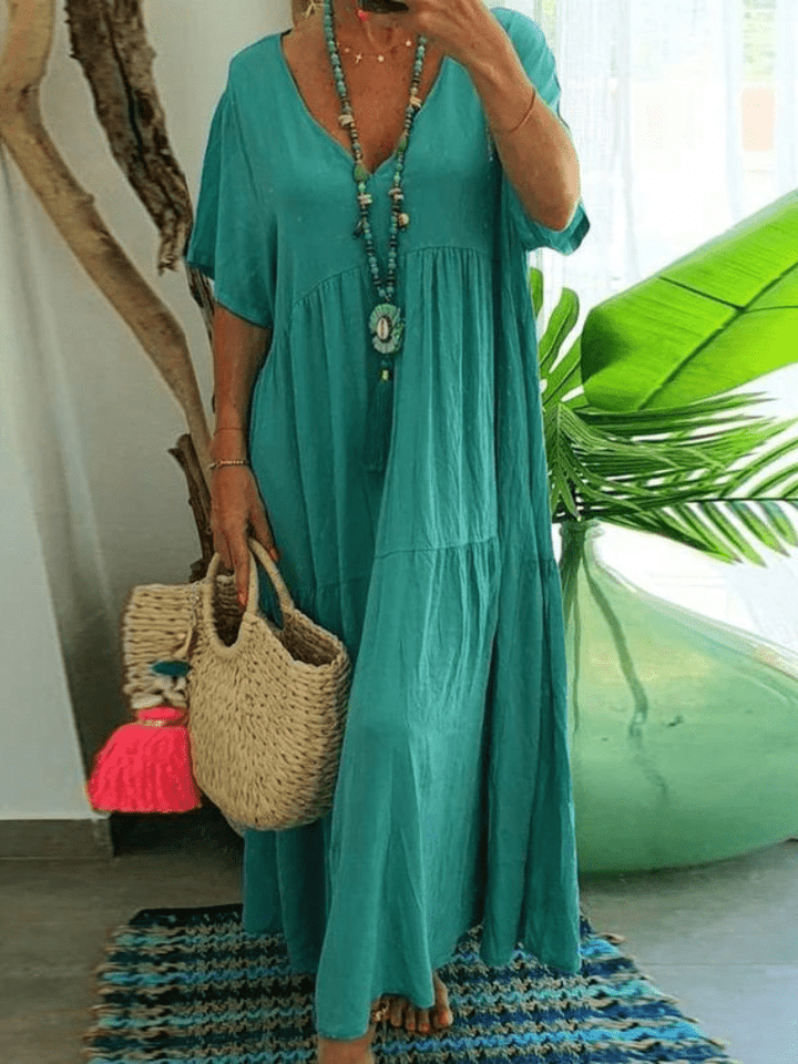 Drune | Hübsches Kurzärmliges Kleid