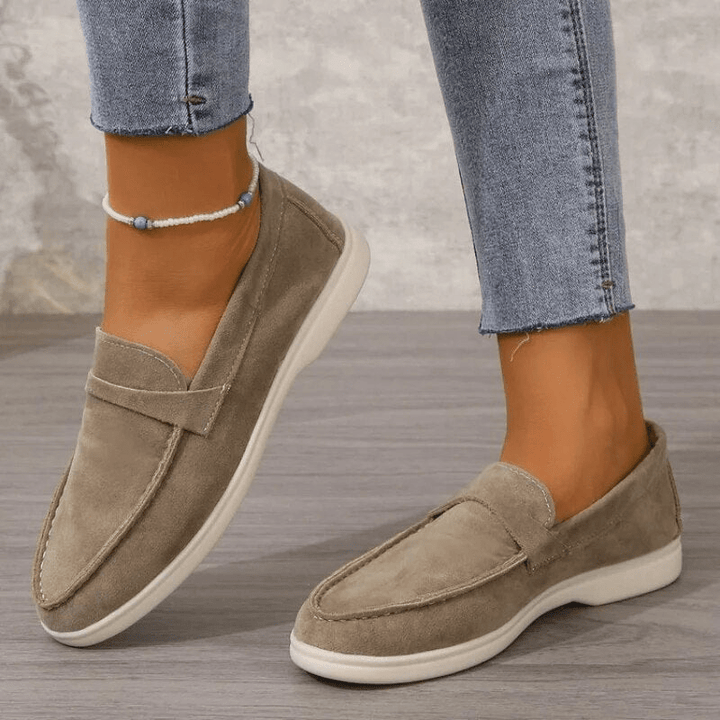 Drune | Stilvolle Wildleder Loafers Damen Schuhe