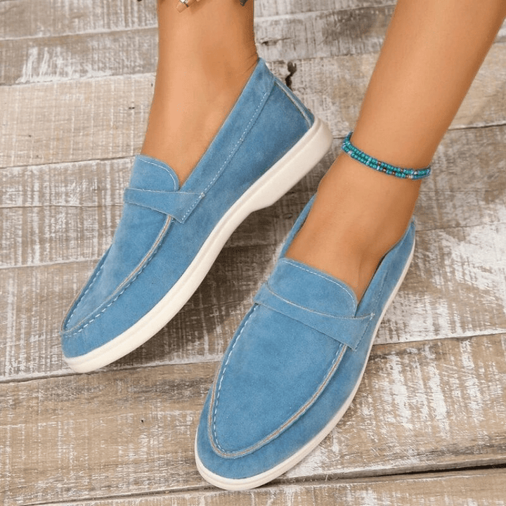 Drune | Stilvolle Wildleder Loafers Damen Schuhe
