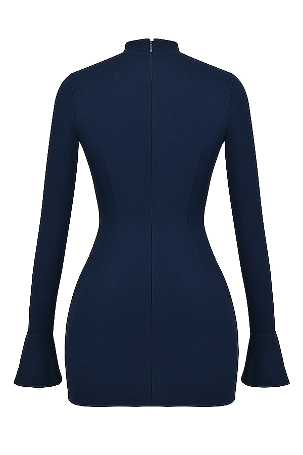 Drune | Strick Bodycon Taschen Detail Mini Kleid