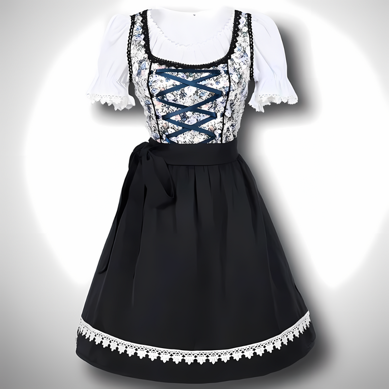 Drune | Bequem Traditionelles Trachtenkleid Mit Schürze Und Bluse
