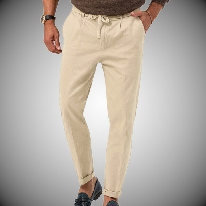 Drune | Herren Schwarz Hose Sommer