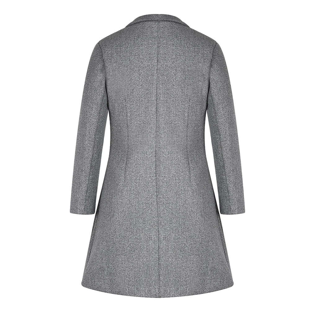 Drune | Damen Schwarz Trenchcoat Übergangs Jacke