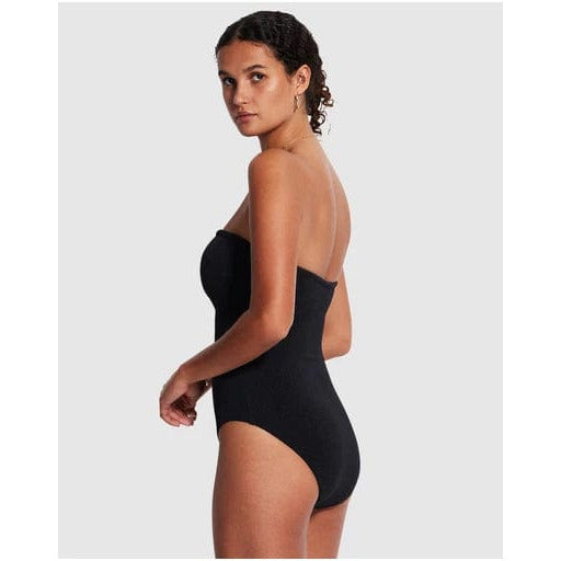 Drune | Sea Dive Bandeau Bademode Schwarz