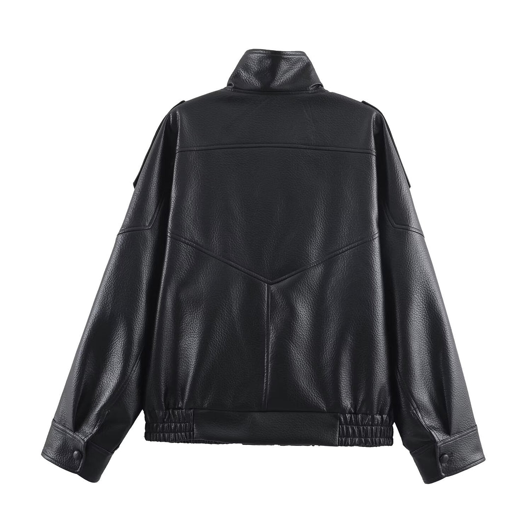Drune | Asymmetrische Lederjacke