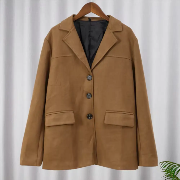 Drune | Braune Wildlederjacke