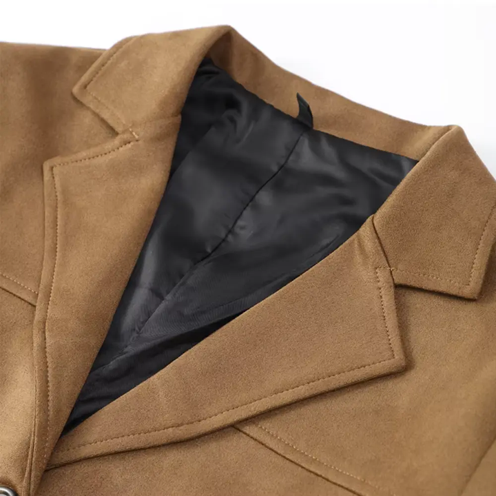 Drune | Braune Wildlederjacke