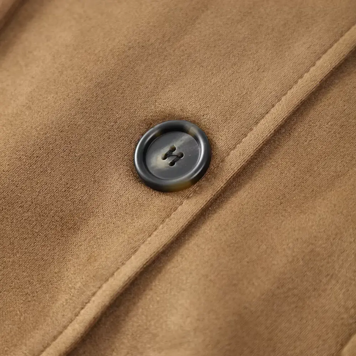 Drune | Braune Wildlederjacke