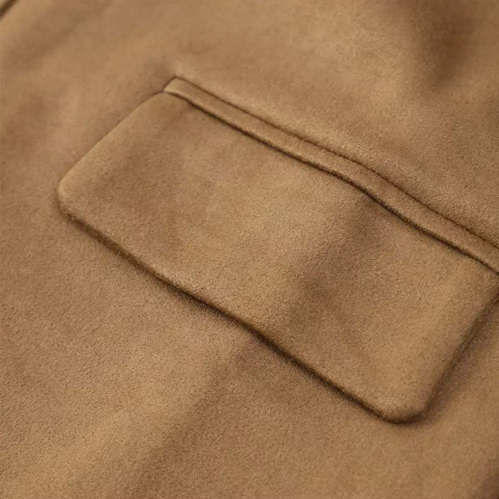 Drune | Braune Wildlederjacke