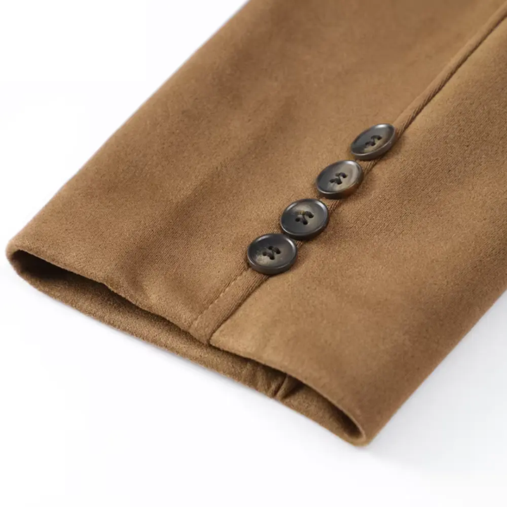 Drune | Braune Wildlederjacke