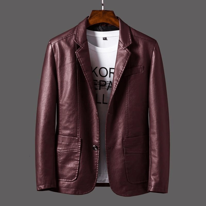 Drune | Leder Blazer Herren Jacke