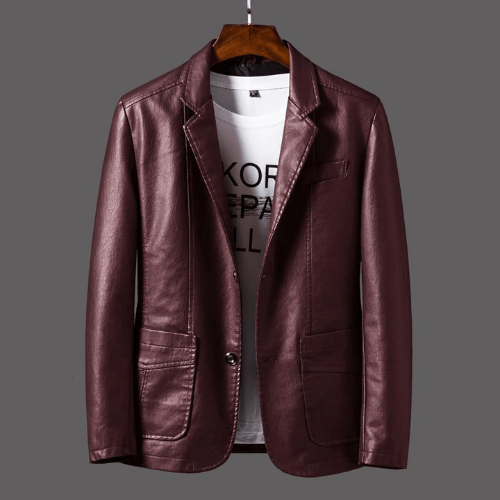 Drune | Leder Blazer Herren Jacke