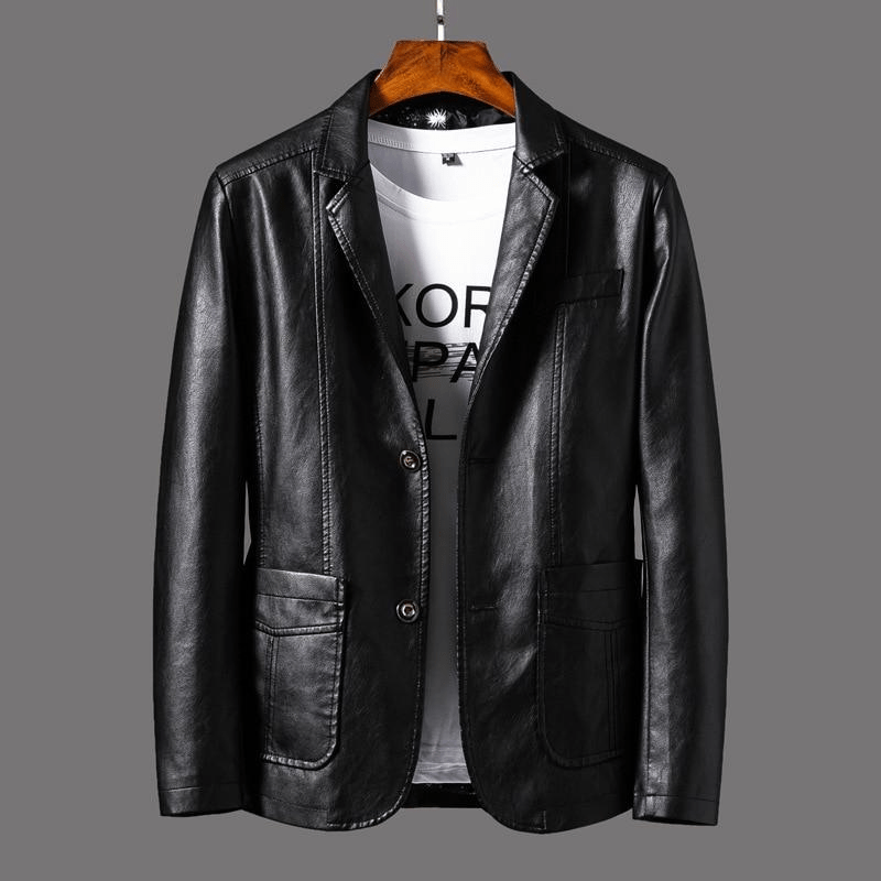 Drune | Leder Blazer Herren Jacke