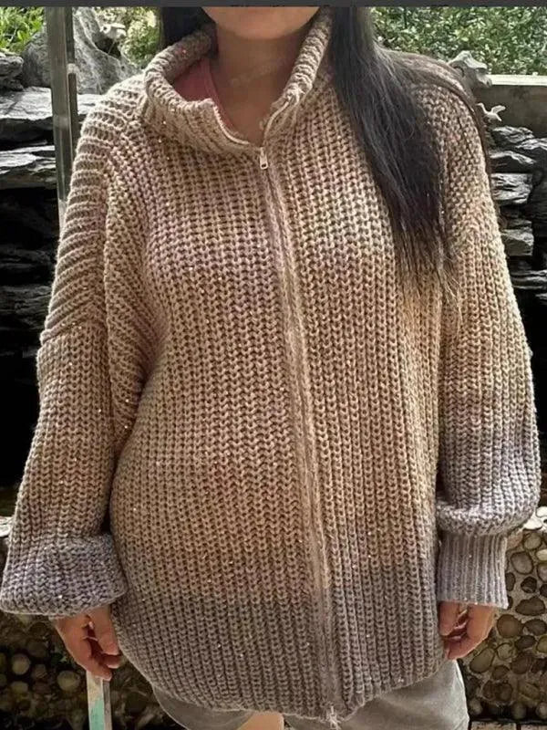 Drune | V-Ausschnitt Strickjacke Pullover