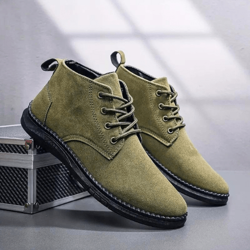 Drune | Herren Schuhe Chukka Boots Luxuriöses Wildleder Herren Schuhe Lässiges Design