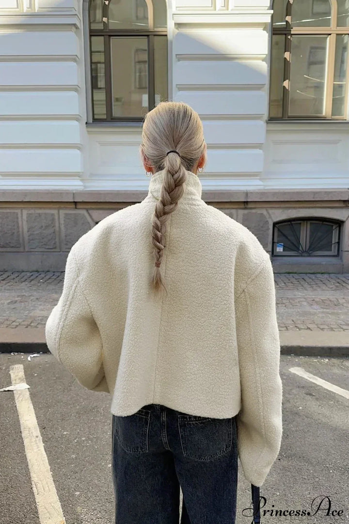 Drune | Stehkragen Sherpa-Jacke