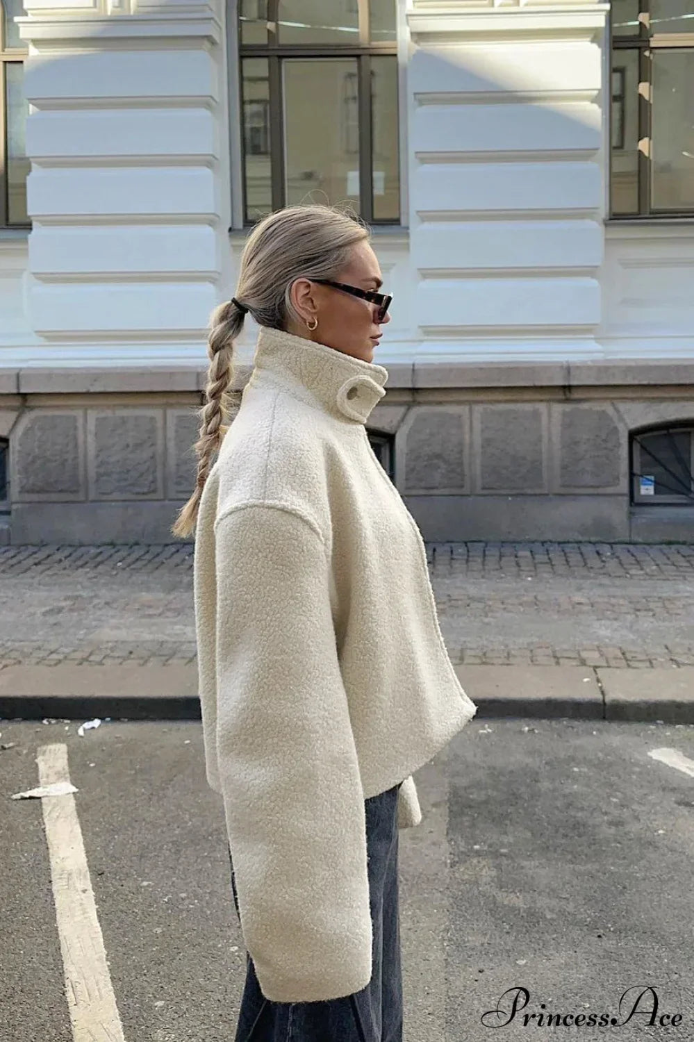 Drune | Stehkragen Sherpa-Jacke
